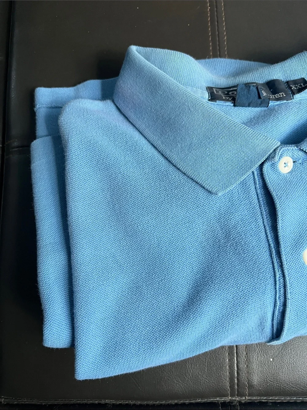 Polo by Ralph Lauren Light Blue Short-Sleeve Polo Size XXL
